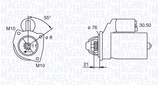 MAGNETI MARELLI Starteris 063193001010